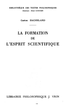 La Formation de l'esprit scientifique