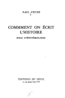 Comment on écrit l'histoire