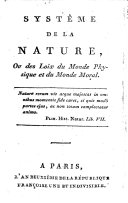 Système de la nature