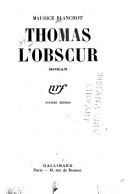 Thomas l'obscur