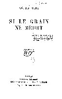 Si le grain ne meurt