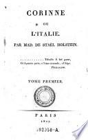 Corinne ou l’Italie