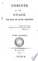 Corinne ou l’Italie