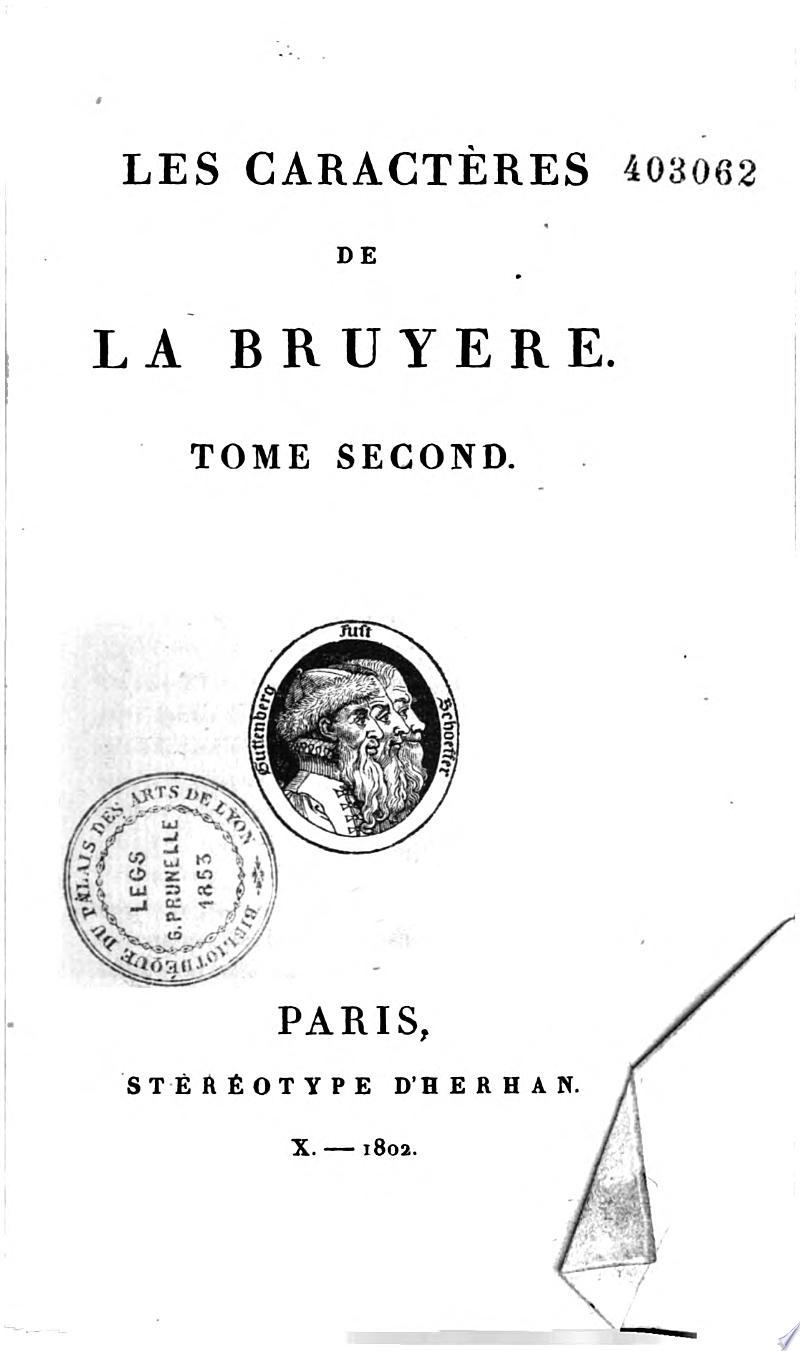 Les Caractères