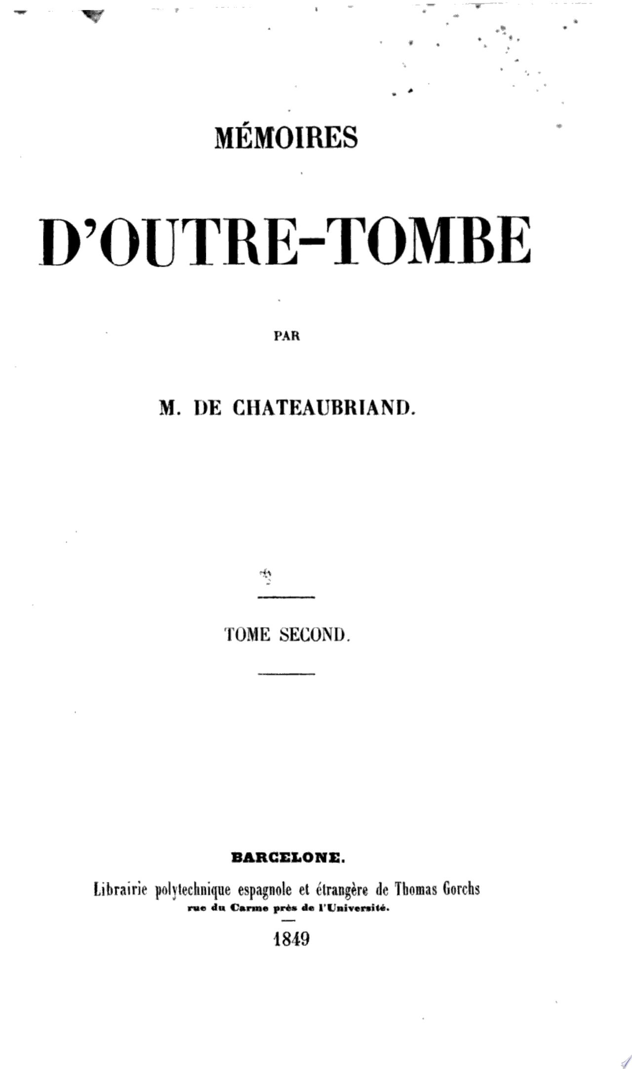 Mémoires d'outre-tombe